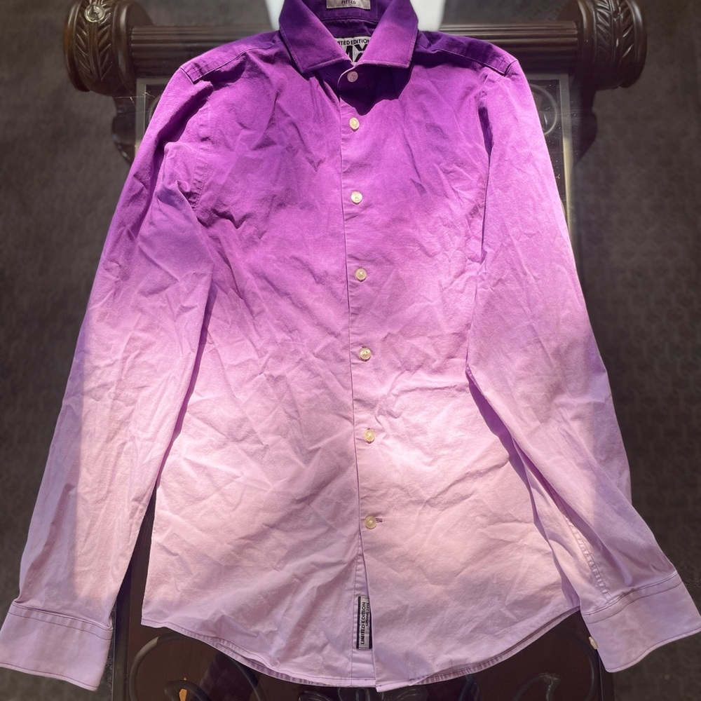 Express 1 MX Purple dress shirt